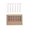 Hello Honey® 5" Red & White Candy Cane Glass Stir Sticks, 6ct.